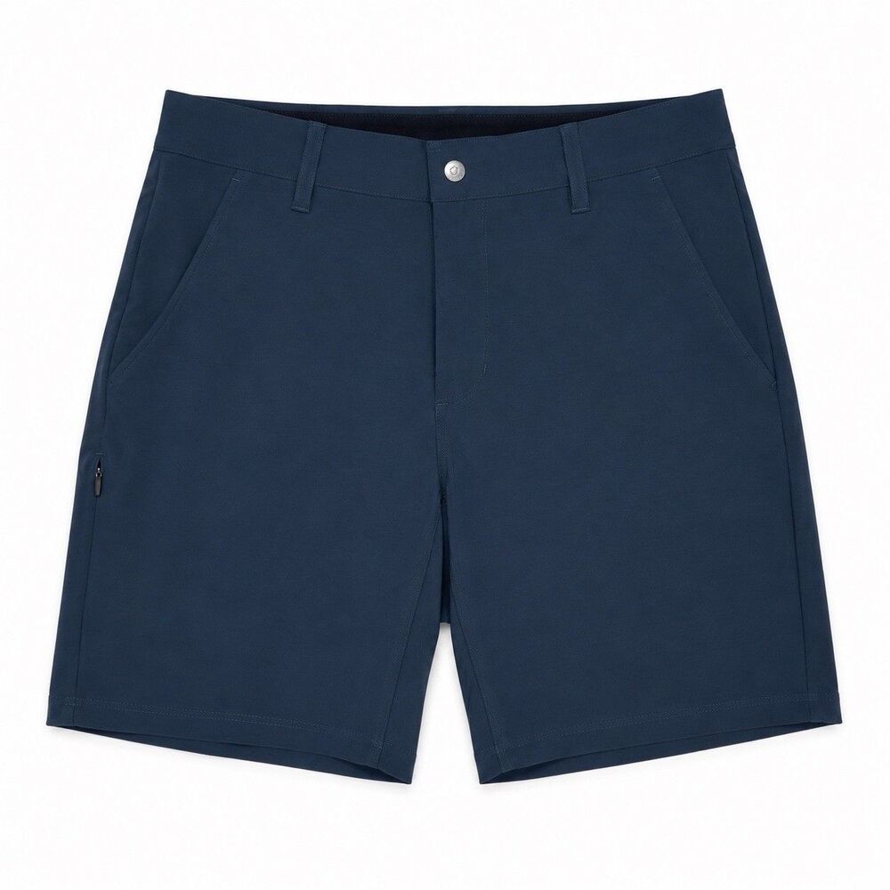 BYLT Premium Kinetic Chino Short Blue Stretch Golf Performance Men Size 33x7.5